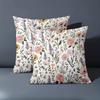 1 Pieces Floral Patterned Throw Pillow For Home Decor Polyester pillowcase, sofa decorative cushion cov Headboard Pillow