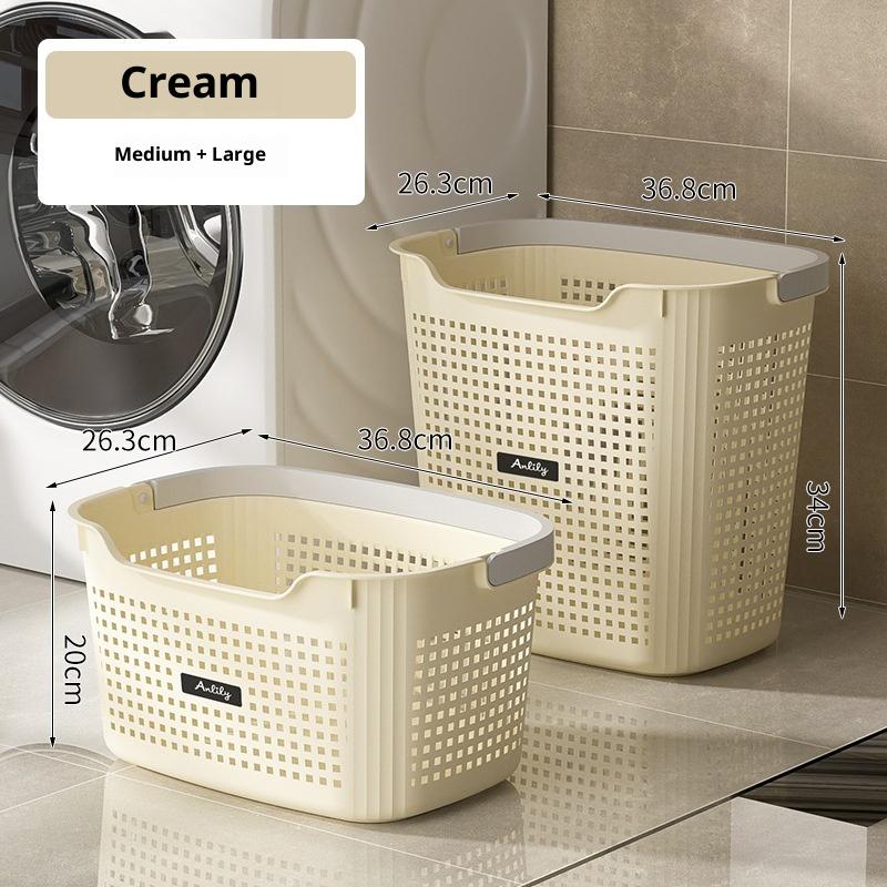 Multi-Size Laundry Basket With Handle Large Capacity Dirty Clothes Basket Laundry Hamper