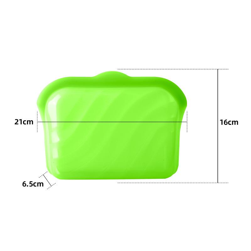 Silicone Food Grade Sealing & Storage Bag for Kitchen Freezer