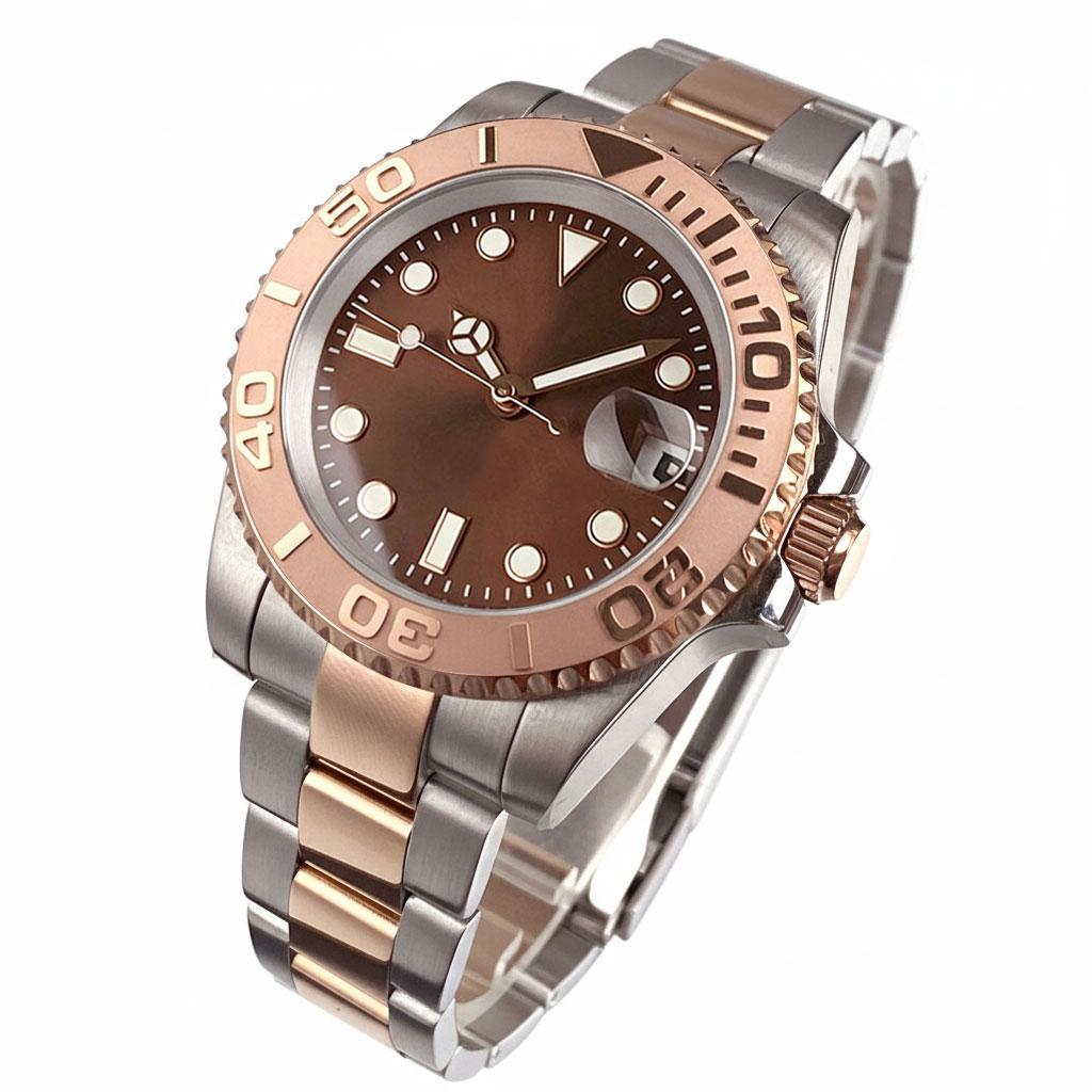 Tandorio New 40mm Red Sunburst Dial