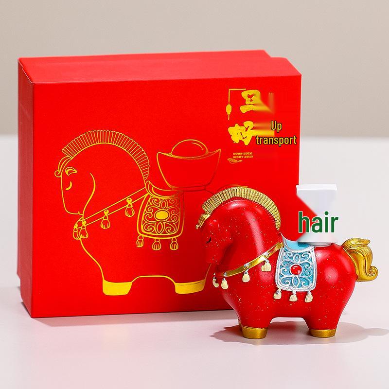 Year of the Horse Zodiac Gift Set: Contemporary Horse Ornament Souvenir