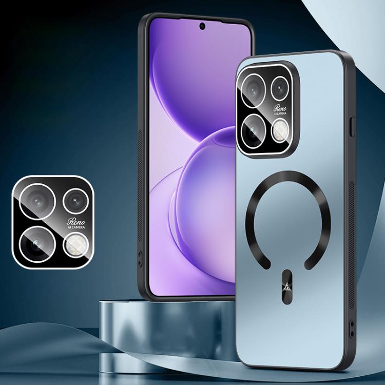 Eis-Stil Magnetische Explosionsgeschützte Linsenfolie Integrierte PC Stoßfeste Handyhülle Für OPPO Reno16 Pro 5G Global