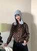 2025 Korean Style Knit Hat: Large Fit, Face Slimming, Warm Ear Protection, Solid Color, Autumn/Winter Fashion.