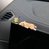 Juguetes para Perros Accesorios Decoración Tablero de Coche Exquisita Mini Muñeca de Resina Corgi Adorno Interior de Coche Lindo Cachorro Regalo Decoraciones