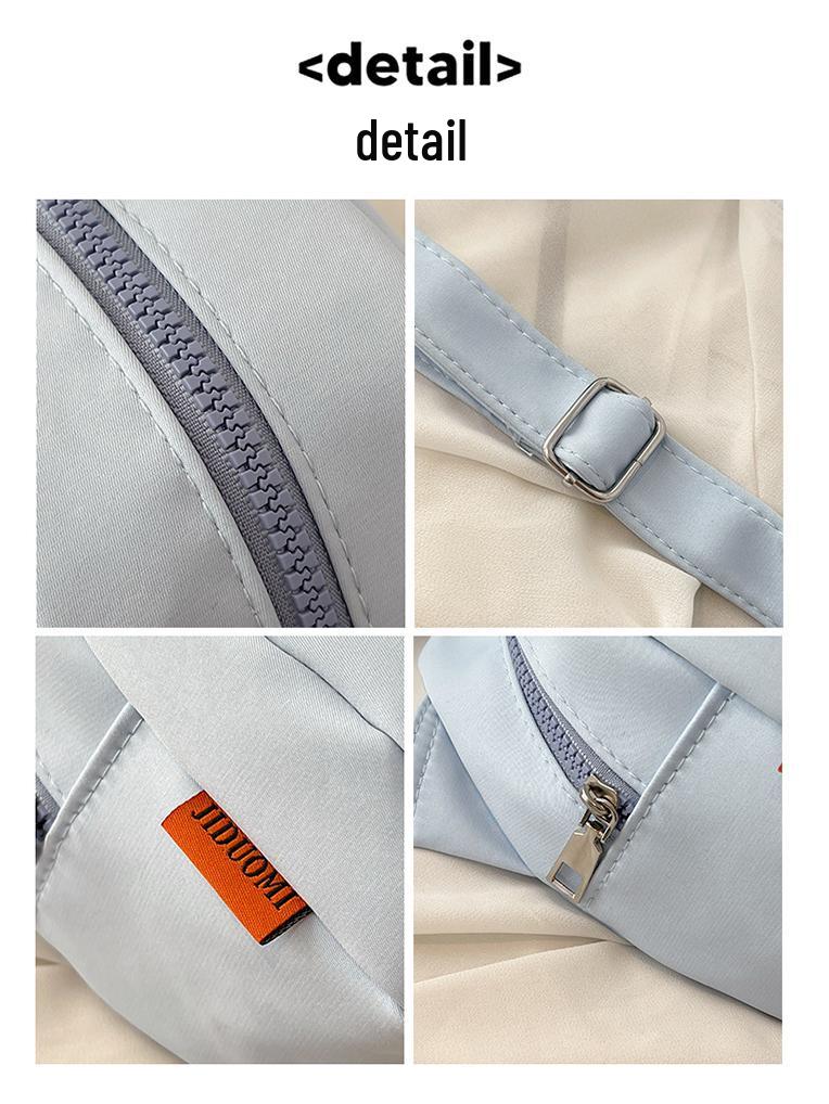 Nylon Fabric Shell Shoulder Bag: 2025 Casual, Waterproof, Large Capacity Crossbody for Women