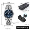 Swiss Watch Men'S Versatile Trend Waterproof Luminous Calendar Business High-End Diamond-Encrusted Handsome Personality Simple Quartz Watch
