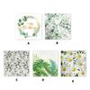 20PCs Eucalyptuses Patterneds Napkins Absorbent Dinnerware for Festives Gatherings