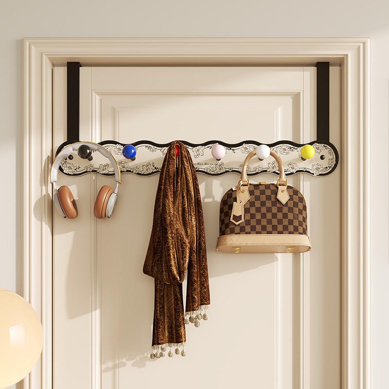 American-Style Over-the-Door Hook: Punch-Free Coat, Hat, and Bag Hanging Storage Rack