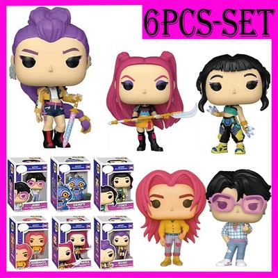 10cm Anime K-pops Demons Hunters Figure Rumi Zoey Mira Saja Boys Action Figure Cosplay Vinyl Ornament Christmas Toys Gifts
