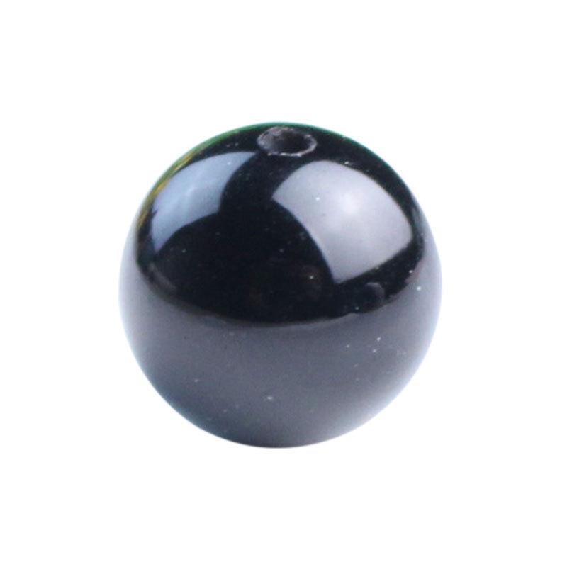 Koraliki z czarnego agatu do samodzielnie robionej biżuterii i akcesoriów