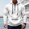Men's Loose Fit Heavyweight American-Style Casual Sportswear Jacket fleece Lined Hooded Sweatshirt for Winter