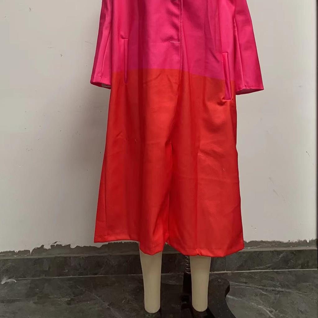 2026 New Women's Long Wool Blend Coat, Oversized Solid Color Casual Overcoat for Autumn Winter, Plus Size Warm Trench Coat