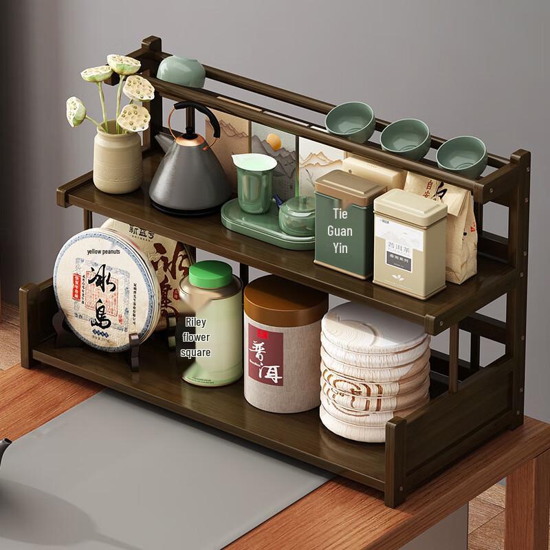 

New Chinese Style Bamboo Storage Shelf