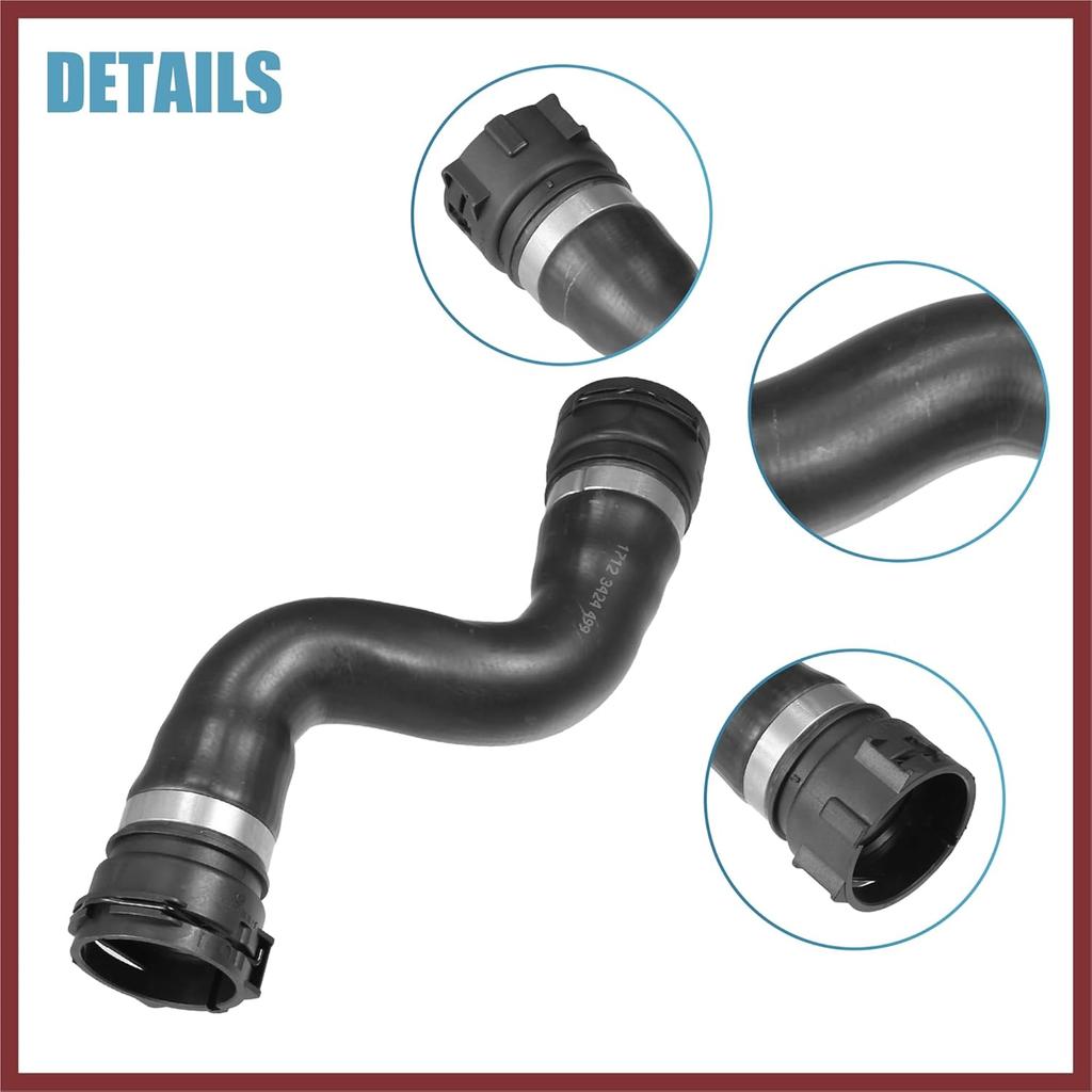 Kühlmittel-Heizschlauch für Motorkühler, Motorwasserleitung Passend für BMW X3 3.0si 3.0L L6 - Benzin 2007-2008 Nr. 17123424499 - 1 Stück Ersatzteile