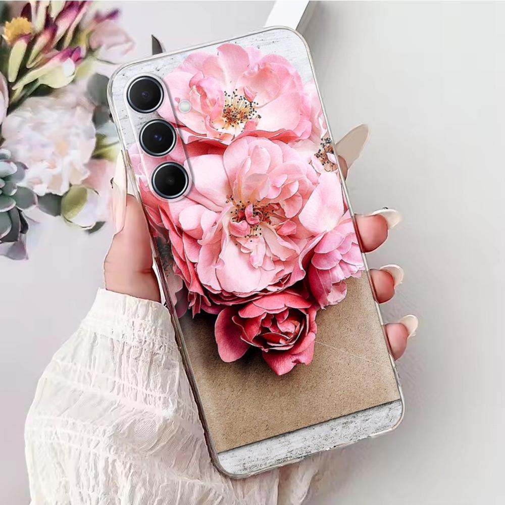 Für Samsung Galaxy A24 4G Hülle Cartoon Weiche Silikon Handyhülle Für Samsung A24 SM-A245F A 24 Rückabdeckung Transparent Fundas Coque