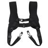 Adjustable Two Camera Shoulder Straps Harness for DSLR SLR Cameras Quick Release Mechanism with Safety Tethers