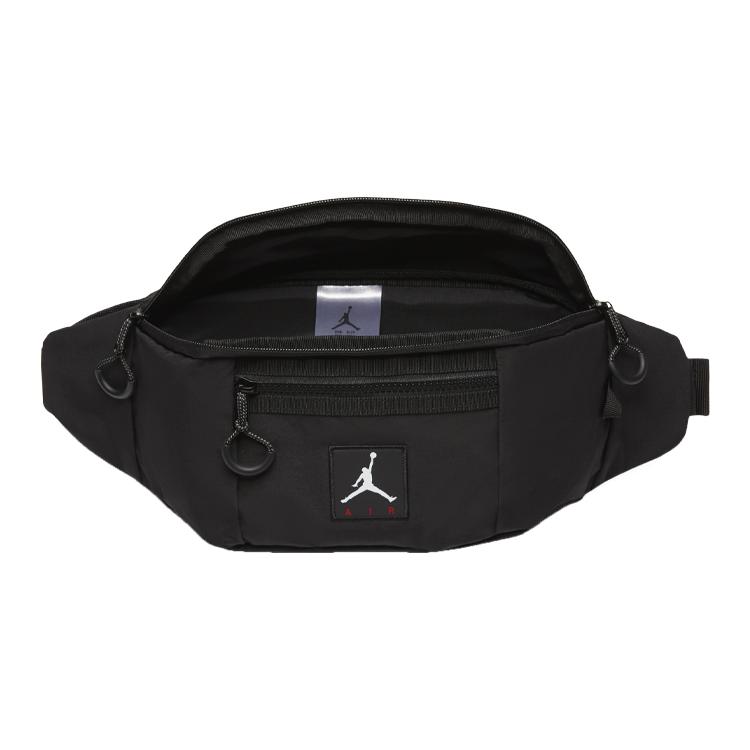Jordan Cotton , Nylon , Polyester Shoulder Bag , Crossbody Bag , Sling Bag , Fanny Pack Regular Unisex Black (Unisex) Fanny Packs DJ5645 010