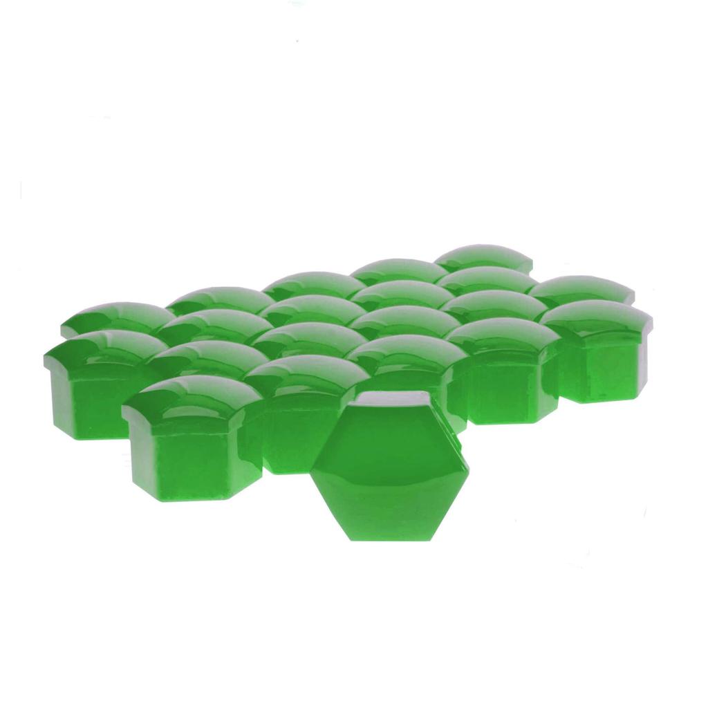 19mm Green Bolt Caps - Universal Rim Caps Eptuning017