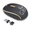 Applicable To General Computer Hua USB + Typec Wireless Mouse Girls Mouse