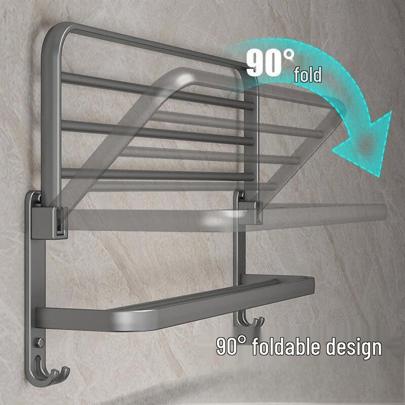 MDNG Thickened Folding Towel Rack