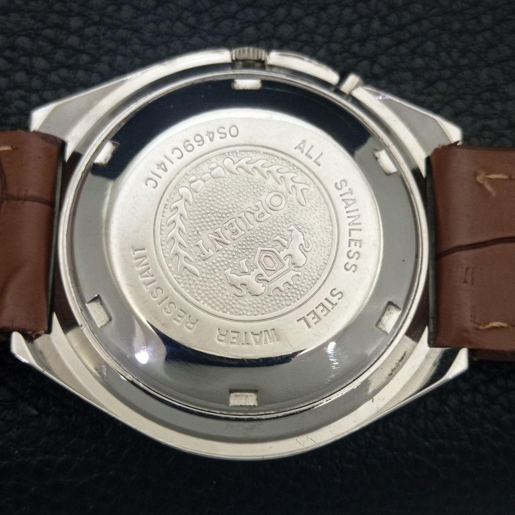 VINTAGE ORIENT CRYSTAL AUTOMATIC JAPAN 46941 MENS ORIGINAL DIAL WATCH a703387-1 R213b-a703387
