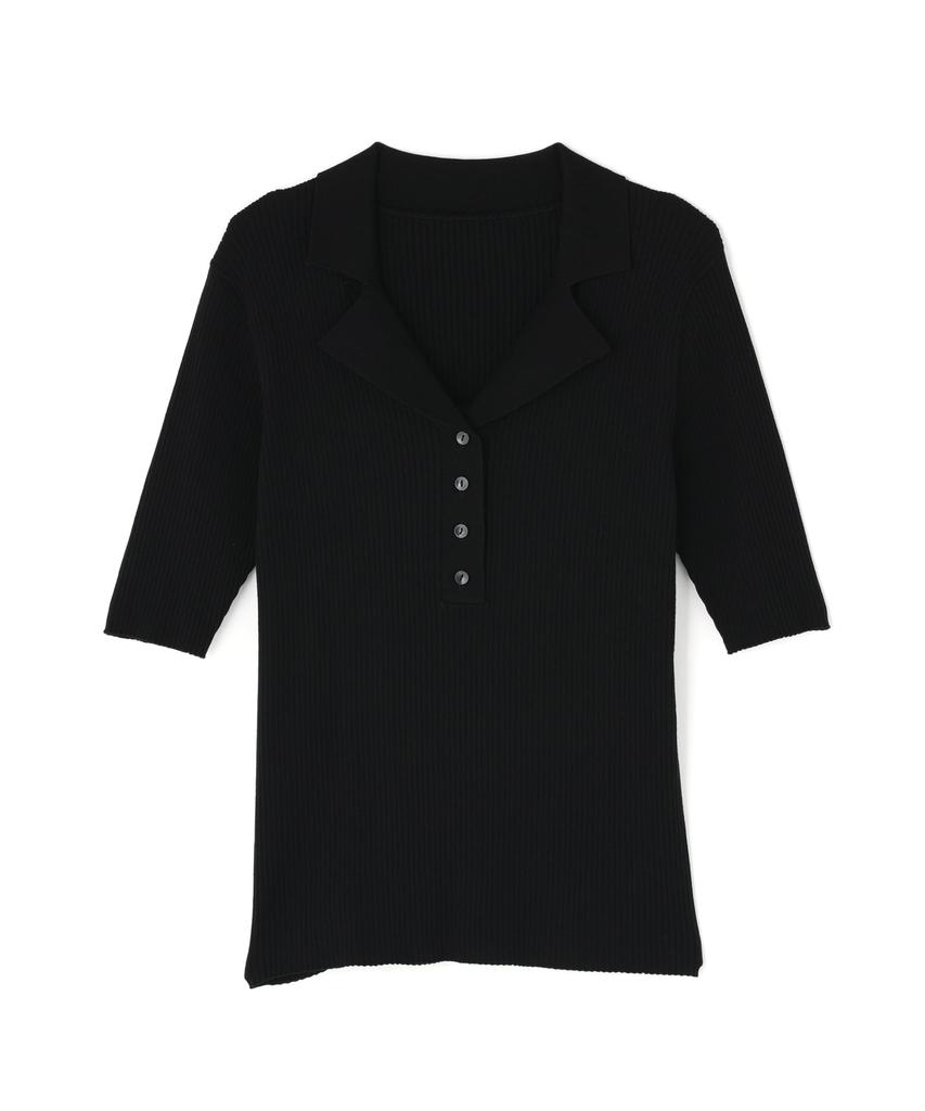 Natural Beauty Basic Kaikin Rib Knit Black Sweater, Women's,