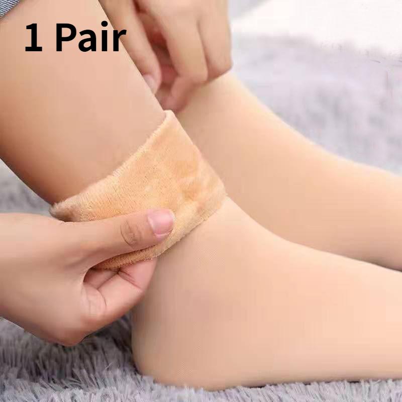 1 o 3 Paia Calzini Termici Invernali Unisex Caldi Spessi Lana Cashmere Neve Calzino Senza Cuciture Velluto Morbido Stivali Pavimento Calzini per Dormire
