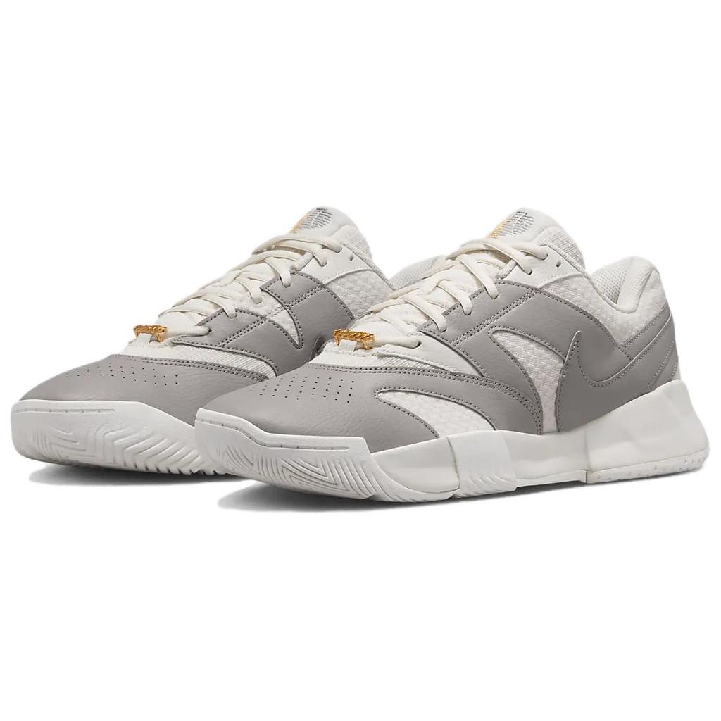 Nike Court Lite 4 Premium HC Gold Flair Pack Men Sneakers Grey Phantom College-Grey FZ1220-001