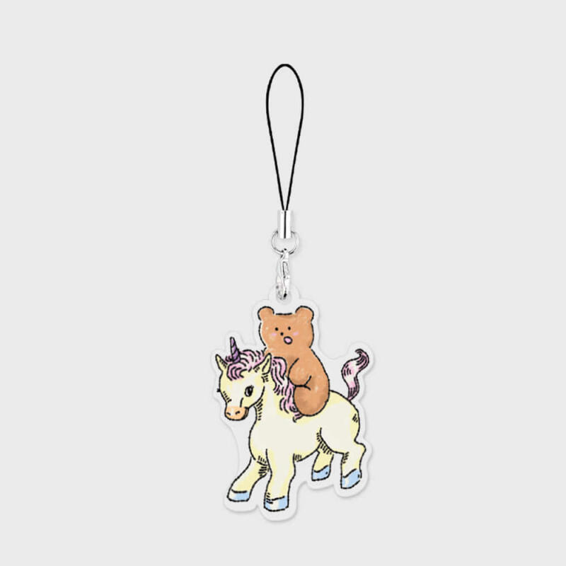 

unicorn friends phone strap Single product