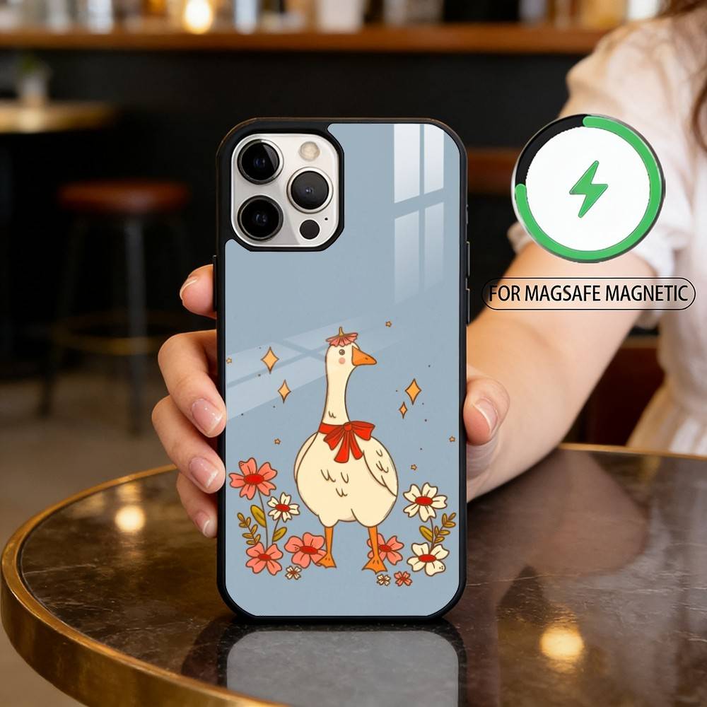 G-Goose G-Goose Duck Magnetic For Magsafe Wireless Charging Phone Case For iPhone17,16,15,14,13,12,11 Plus,Pro Max iPhone11