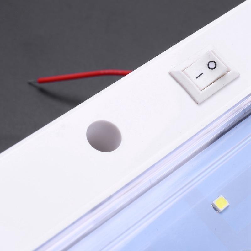 2X 9W 12V Car Caravan Rv Led Interior Roof Ceiling Interior Lamp Dome Light Cold White