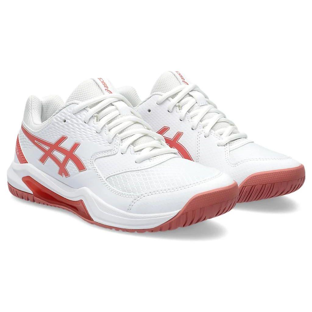 Asics  Gel Dedicate 8 White Light Garnet Women Sneakers 1042A237-100
