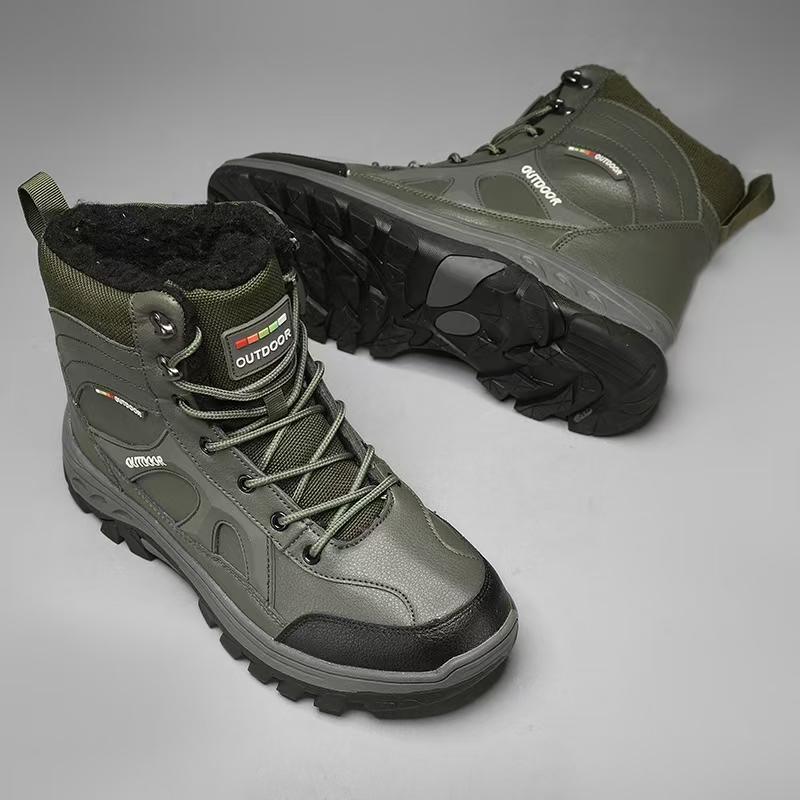 TUINANLE Женские зимние толстые нескользящие ботинки для снега — фото 15