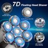 Head Shavers For Bald Men-5-in-1 Electric Head Shaver For Bald Men, Rotary Design Head Shavers, Electric Men's Grooming