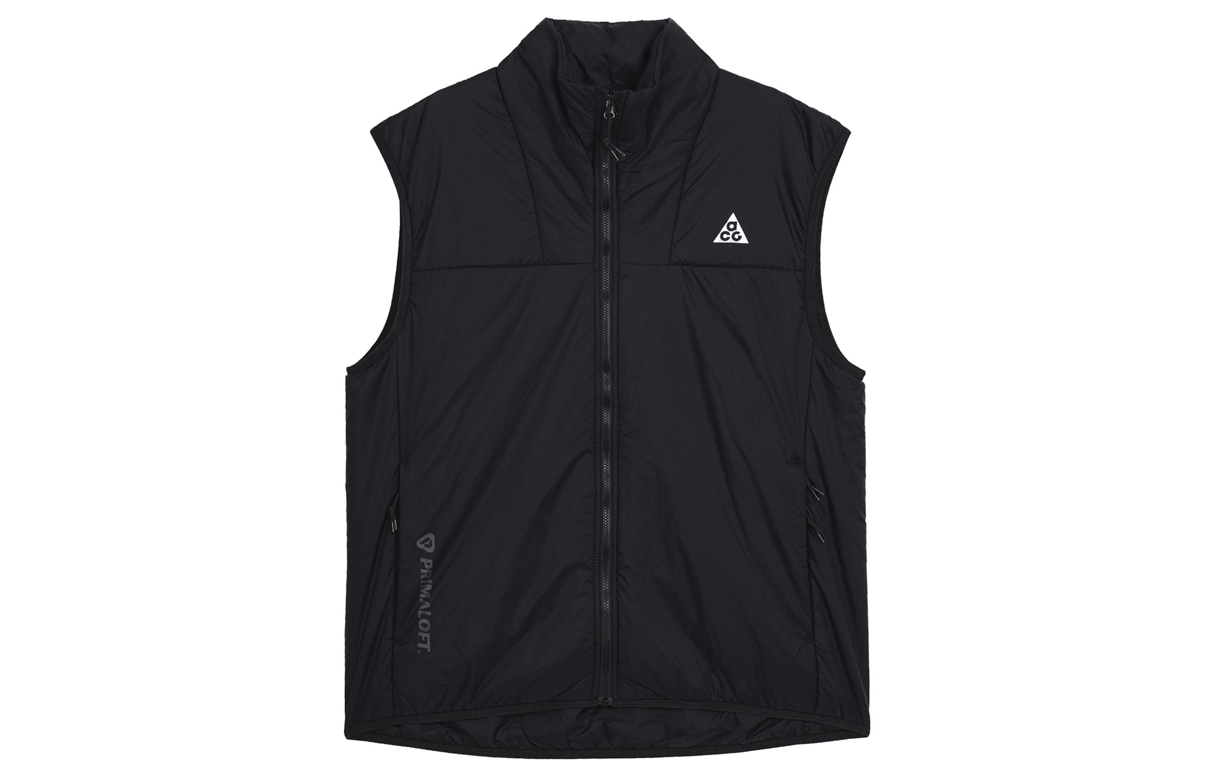 Nike Vests Men s Black Stand Collar Thin Other CV0685-010 XL