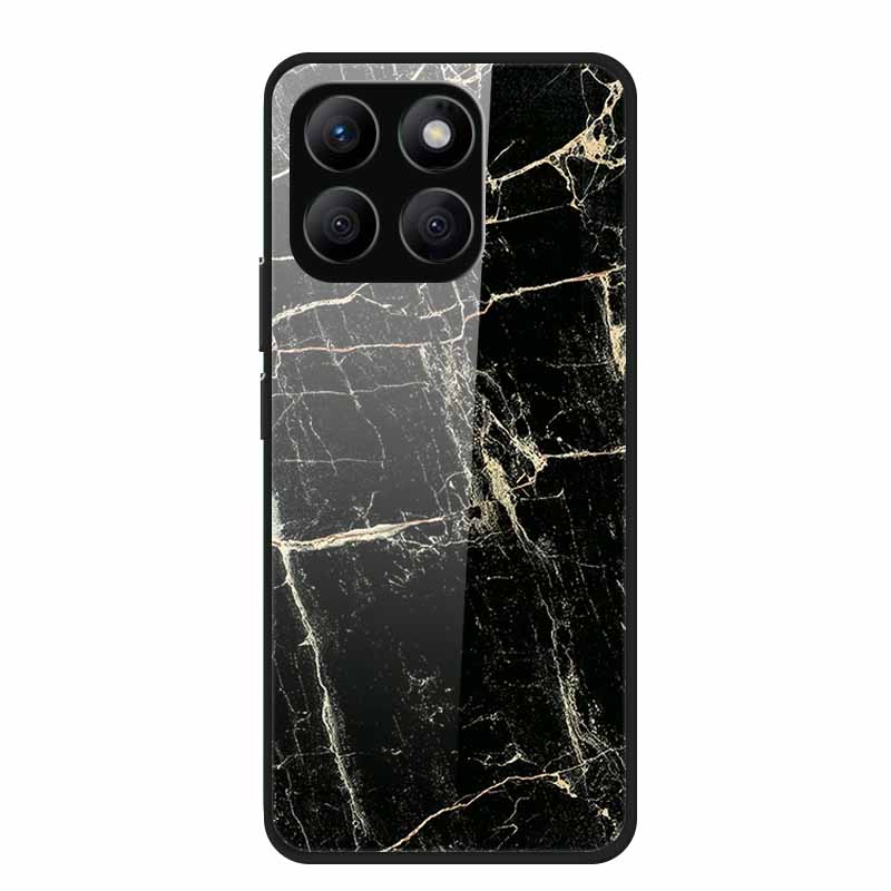 Glass Hard Back Cover For Honor X8C X8B X8 4G 5G Honor 400 Smart Phone Case Soft TPU Bumper Tempered Glass Case Coque Funda Capa