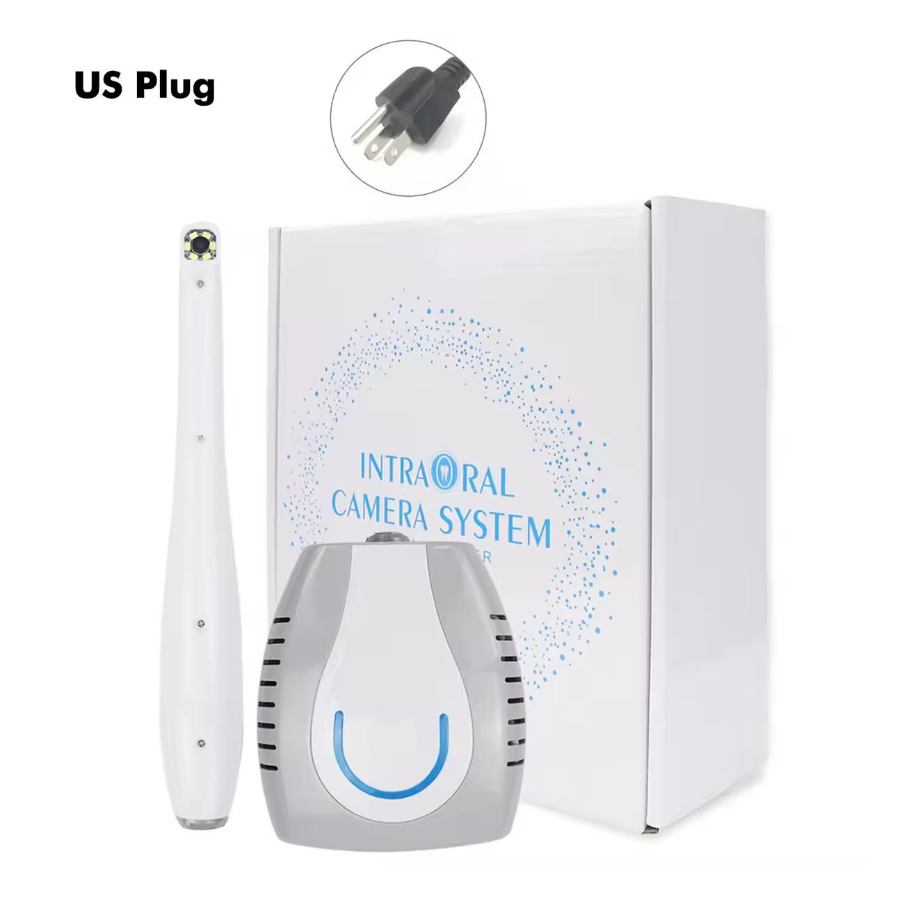 

Стоматологический сплит-оральный видоискатель Интраоральная камера 10,0 мегапикселей HD WiFi 6 LED Стоматологическое оборудование Инструмент для осмотра полости рта US P lug белый/серый