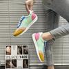 Women's Shoes, Women's Sneakers, Student Shoes, White Shoes, Low-top Round-toe Lace-up Casual Shoes
