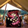 1PC Courage the Cowardly Dog Outdoor Blanket Lightweight Flannel, Soft & Warm, All Season Use for Sofa