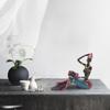 Beautiful African Tribal Women Figures Craft Tabletop Bookshelf Resin Statue Sculpture Ornaments