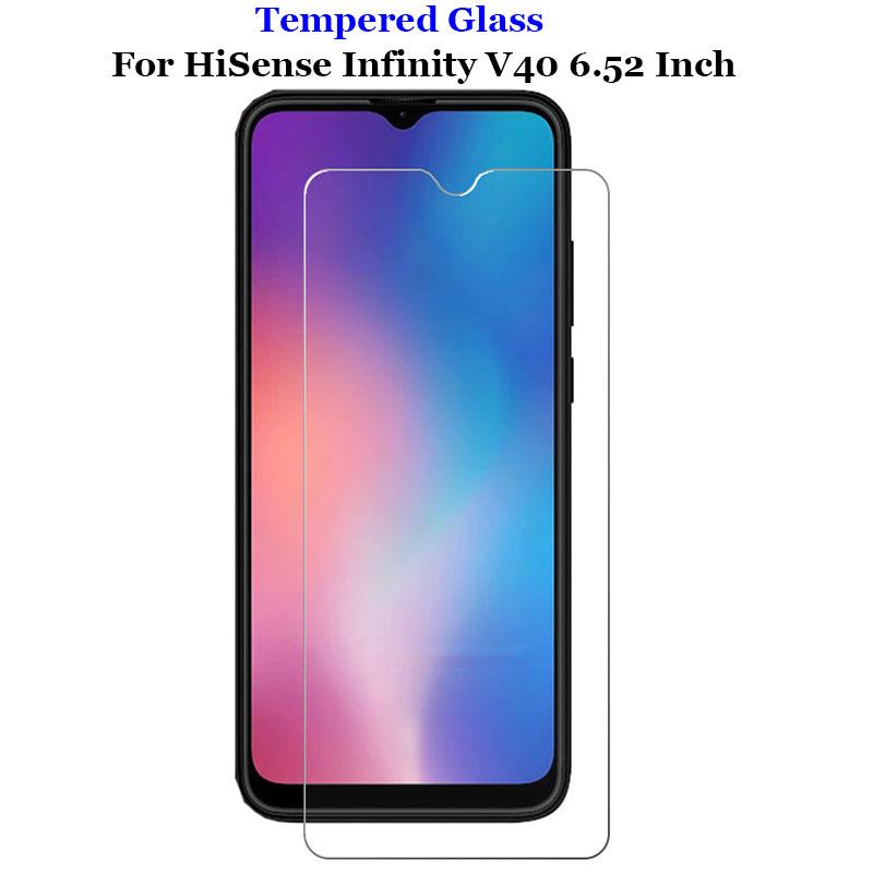 Buy For HiSense Infinity V40 6.52" Clear Tempered Glass 9H 2.5D Premium