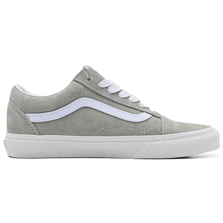 Vans Old Skool Pig Suede - Moss Grey Unisex Sneakers Snow-White VN0A5KRFB32