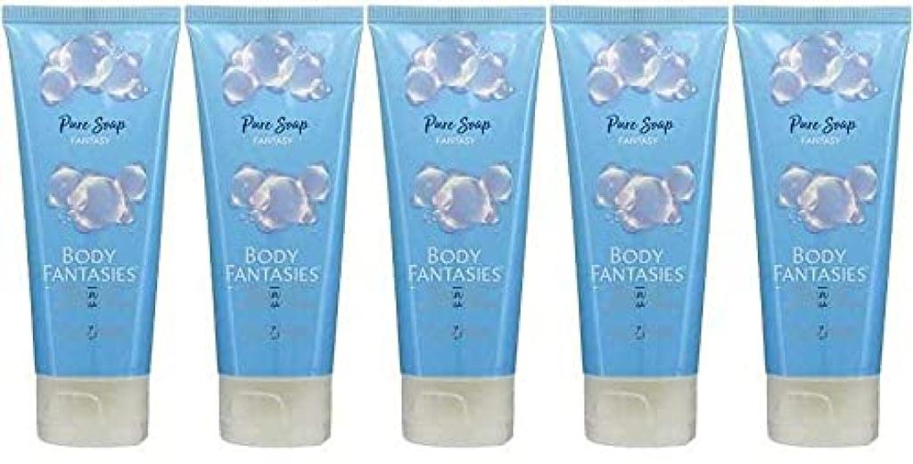 Body Fantasy Signature Fragrance Hand Nail Cream Pure Soap 59ml X 5 [BODY FANTASIES/PS] 5-Pack & Bottles