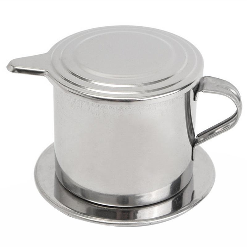 New 5.5 X 6.5cm Size Portable Stainless Steel Coffee Drip Filter For Home Traveling