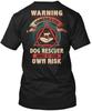 Unmedicated Dog Rescuer T-Shirt Made In the USA Size S To 5XL
