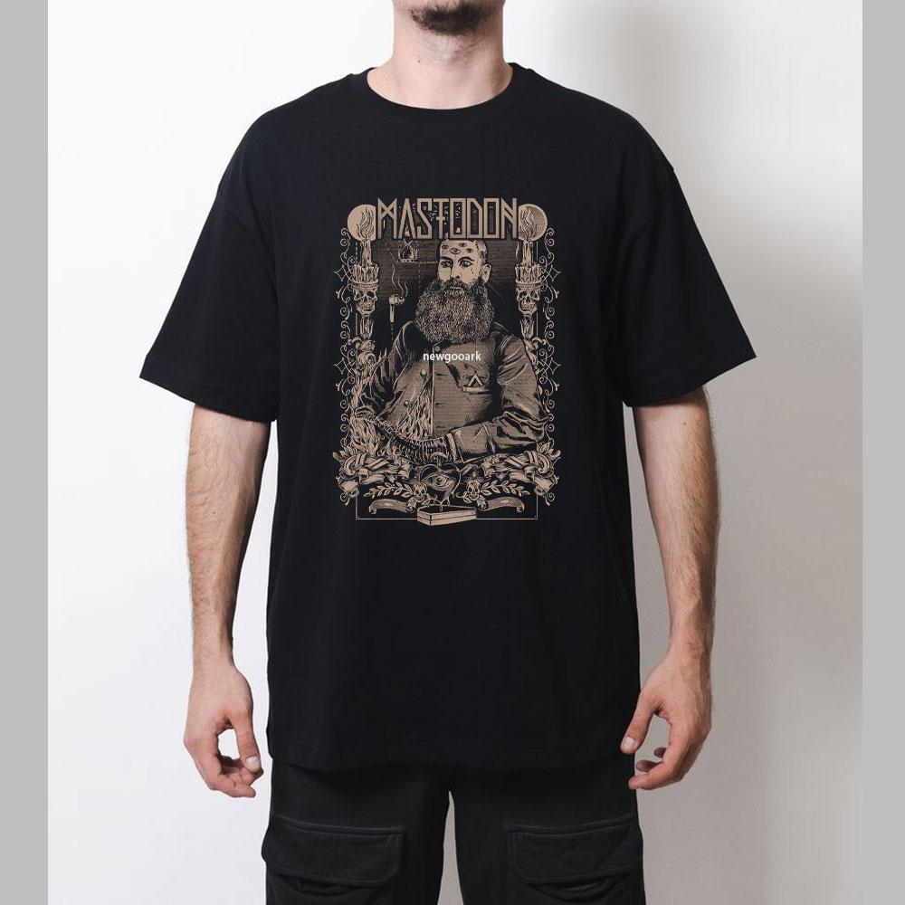 Vintage Mastodons Heavy Metal Band T SHIRT Short Sleeve Unisex TShirt Concert TShirt Short Sleeve Men Women Summer Cotton Tee