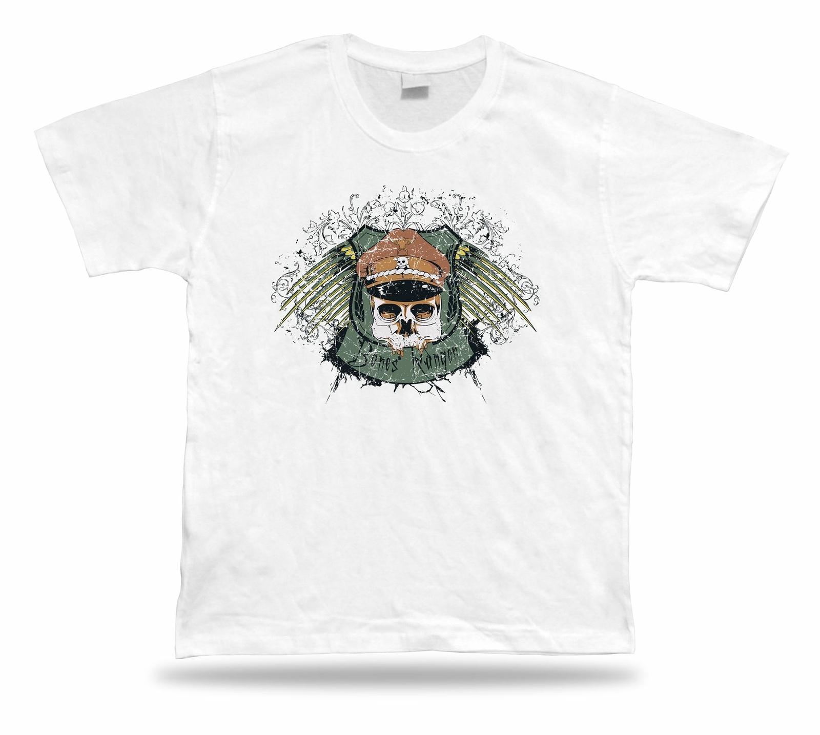 

Tshirt Tee Shirt Birthday Gift Idea Bones Ranger Badge Skull Pilot War Soldier S разноцветный