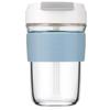 LocknLock Borosilicate Glass Travel Mug with Silicone Sleeve