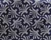 oneOone Georgette Viscose Dark Blue Fabric Block Quilting Supplies Print Sewing Fabric By The Yard 42 Inch