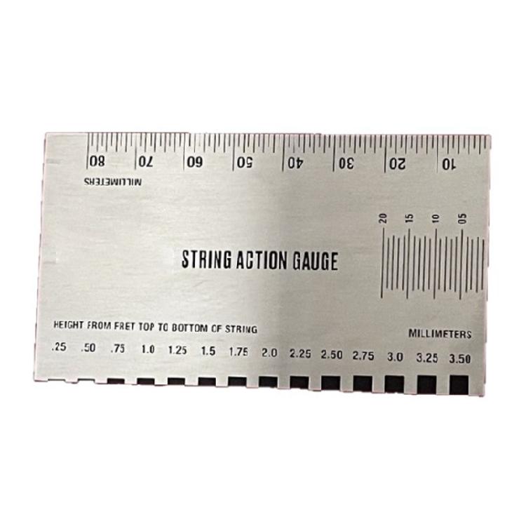 

Accurate Guitar String Height Tool Guitar Setup Ruler for Enhancing Playing Comfort Suitable for All Guitar Types 1